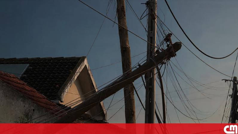 Família em Leiria sem telecomunicações 3 meses após a tempestade Kristin