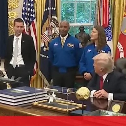 Trump comenta sobre as orelhas de dirigente da NASA