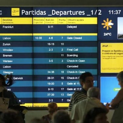 Vento forte cancela 68 voos no Aeroporto da Madeira