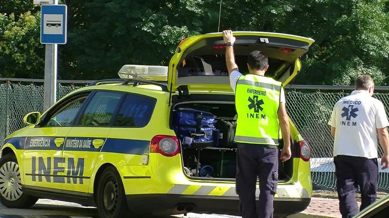 Equipa da VMER socorreu a vítima