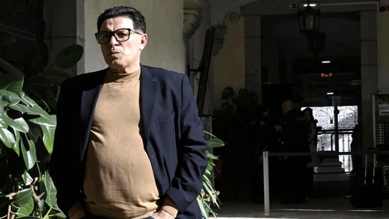 Vitor Catão no início do julgamento da 'Operação Pretoriano que decorre no Tribunal São João Novo no Porto