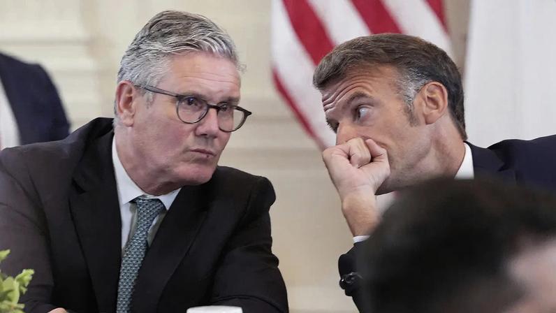Keir Starmer e Emmanuel Macron