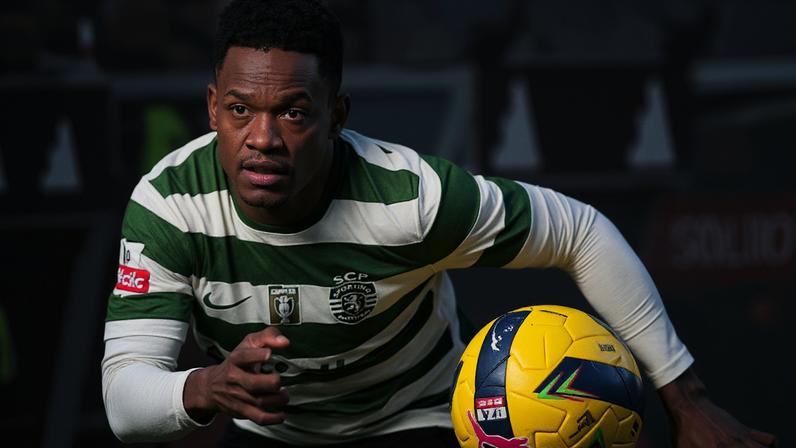 Geny Catamo incentivado a marcar contra o Benfica