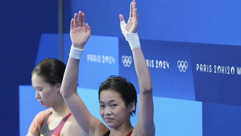 Quan Hongchan, campeã olímpica chinesa nos saltos para a água