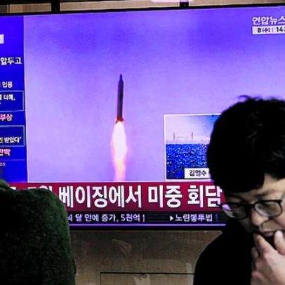 Coreia do Norte lança mísseis e recusa diálogo com o Sul