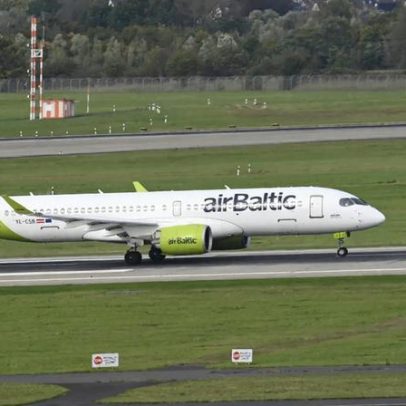 Air Baltic suspende rota Riga-Kaunas por aumento do preço do combustível