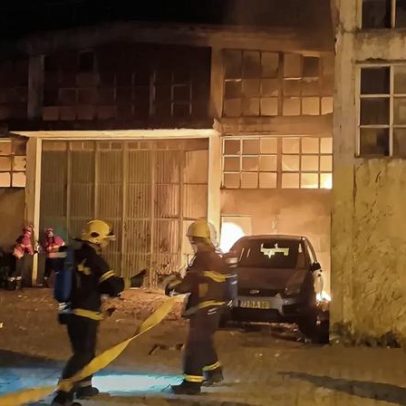 Incêndio em oficina na Maia mobiliza mais de 40 bombeiros