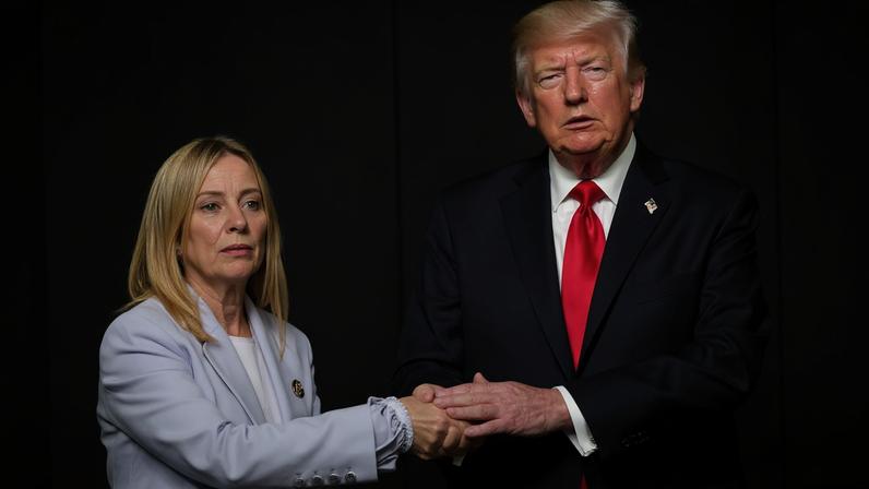 Donald Trump e Giorgia Meloni
