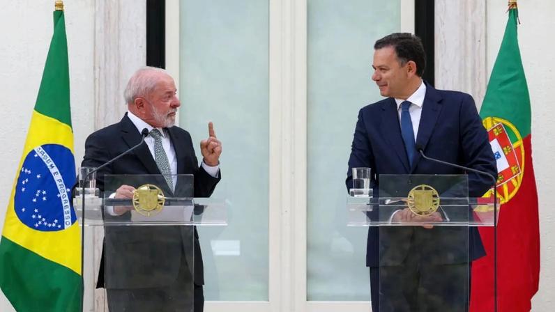 Lula da Silva com Luís Montenegro