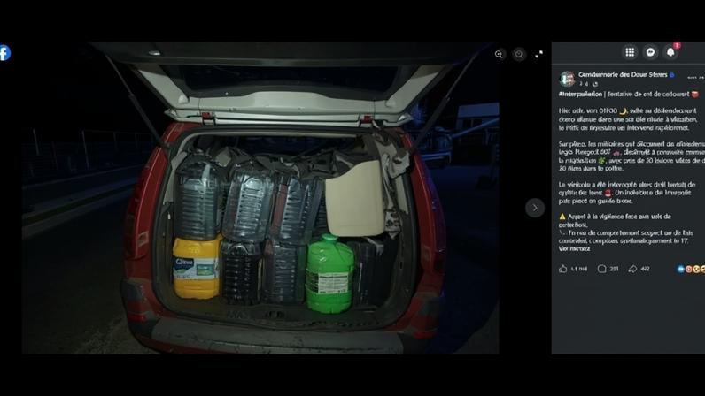 Tenta roubar 1.200 litros de gasóleo para abastecer monovolume