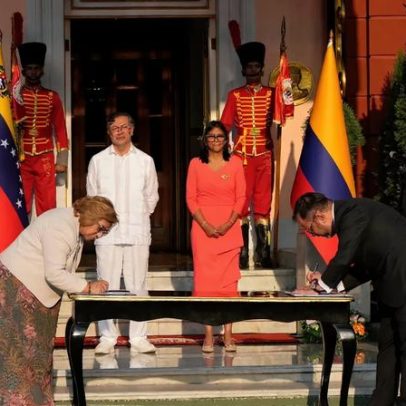 Caracas e Colômbia assinam acordo para reativar ligação de energia