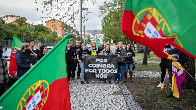 Marcha silenciosa pela segurança do cidadão de Coimbra realizada hoje
