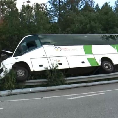 Autocarro escolar despista-se em Mangualde e há alunos feridos