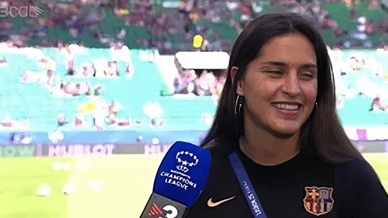 Laporta impressionado com Kika Nazareth: domina catalão