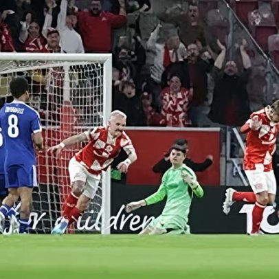 Quatro vitórias em casa nos quartos da Liga Conferência