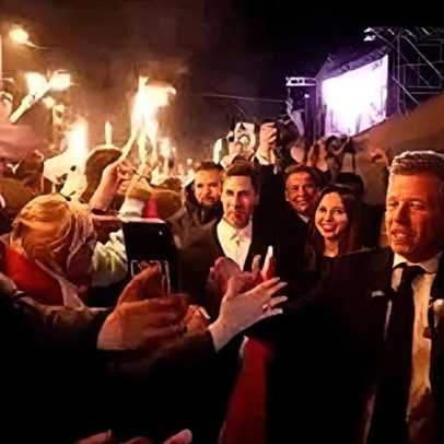 Péter Magyar celebra vitória eleitoral na Hungria