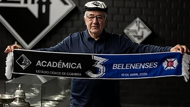 Vítor Manuel lança Académica-Belenenses: «Quero que os dois subam, mas o meu coração é preto»