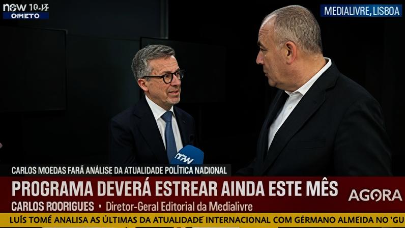 Carlos Moedas estreia espaço de comentário semanal no NOW