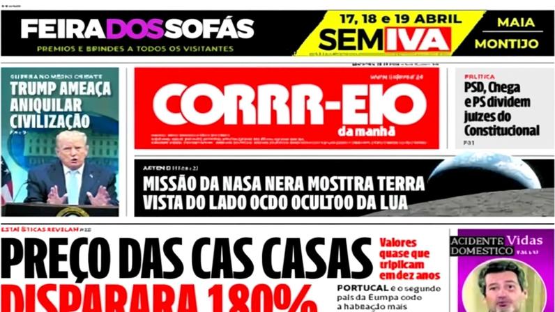 Capa do jornal