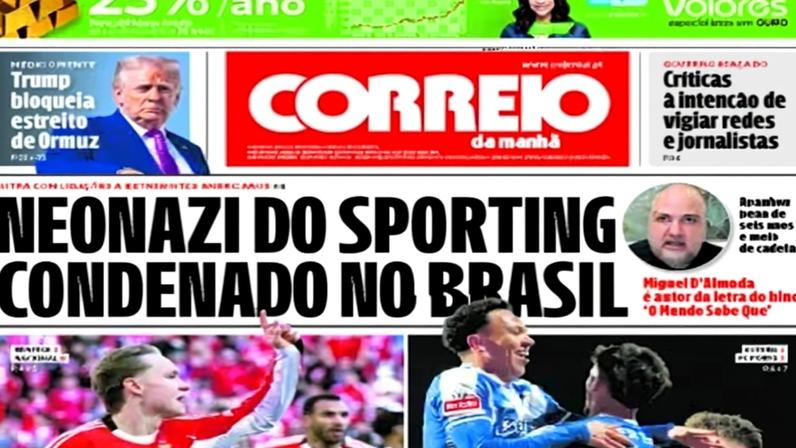 Capa do jornal