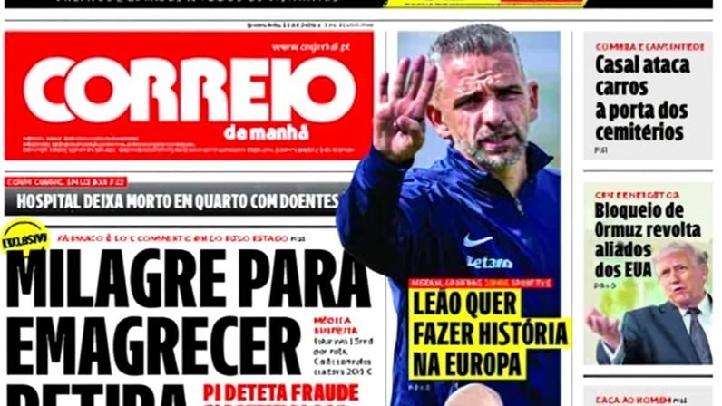 Capa do jornal
