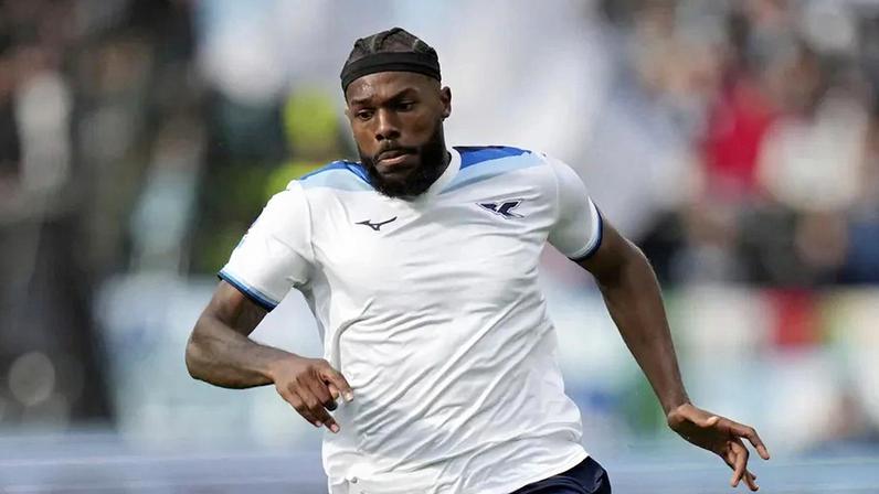 Nuno Tavares em ação com a camisola da Lazio