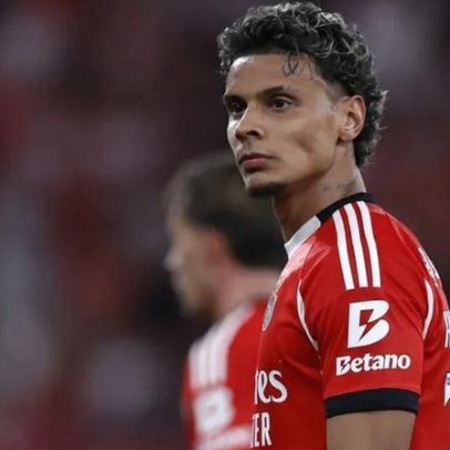 Richard Ríos, médio do Benfica, associado ao Manchester United