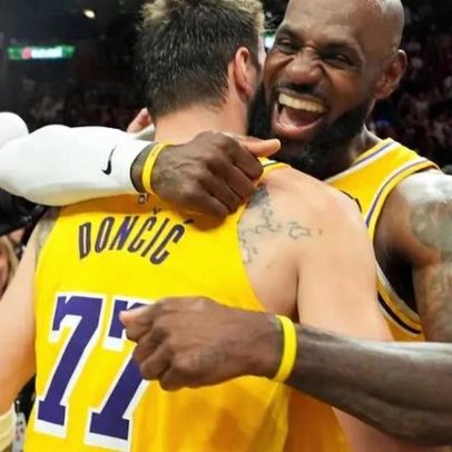 LA Lakers entram nos playoffs graças a Doncic e LeBron atinge novo recorde