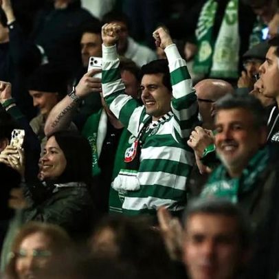 Bilhetes esgotaram para a deslocação do Sporting à Reboleira