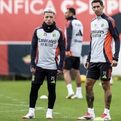 Prestianni recorda o dia em que Di María o segurou no Benfica