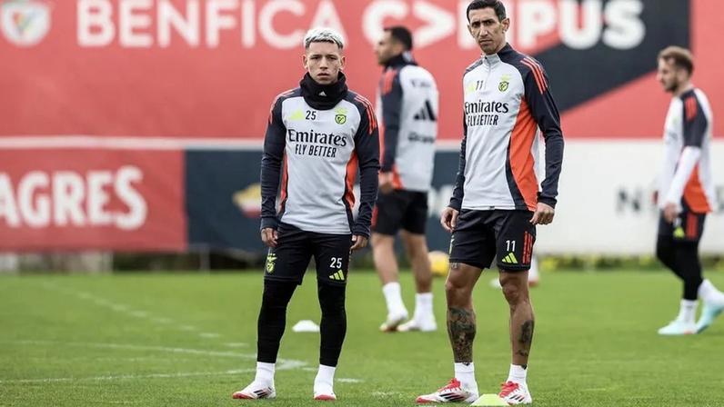 Prestianni recorda o dia em que Di María o segurou no Benfica