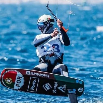 Tomás Pires de Lima mira ascensão no kite rumo aos Jogos de 2028