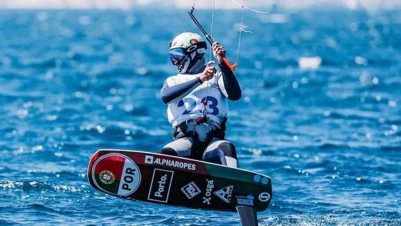 Tomás Pires de Lima mira ascensão no kite rumo aos Jogos de 2028