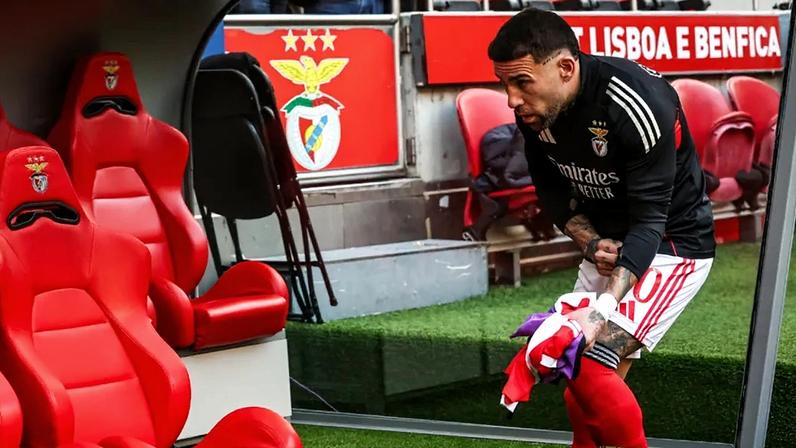 Otamendi, Dedic e Bah ausentes do treino por motivos não revelados