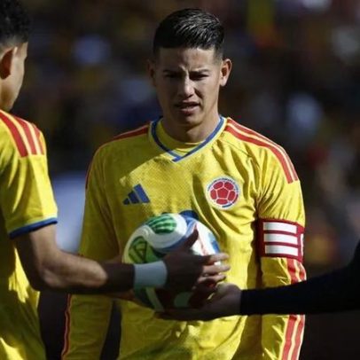 James Rodríguez internado de urgência por desidratação severa