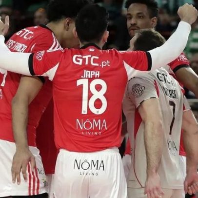 Benfica em vantagem nas meias-finais do playoff após vitória sobre Leixões