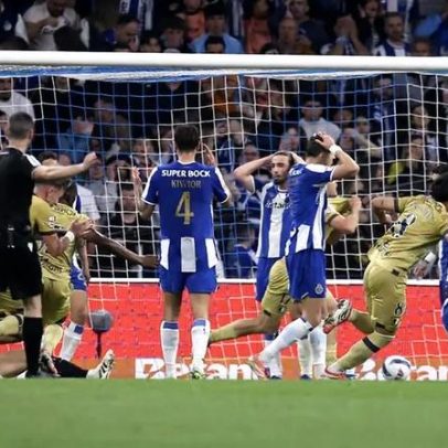 A reação dos adeptos do FC Porto ao empate com o Famalicão