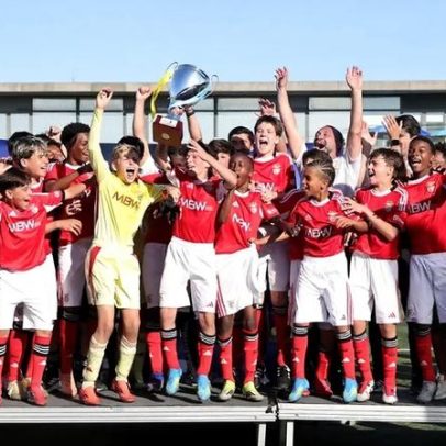 Torneio da Pontinha: Benfica celebra presença de goleador alto