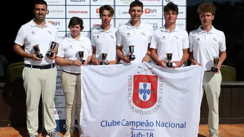 Os atletas campeões nacionais de sub-18