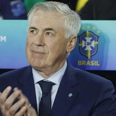 Ancelotti perto de renovar com a seleção brasileira até 2030