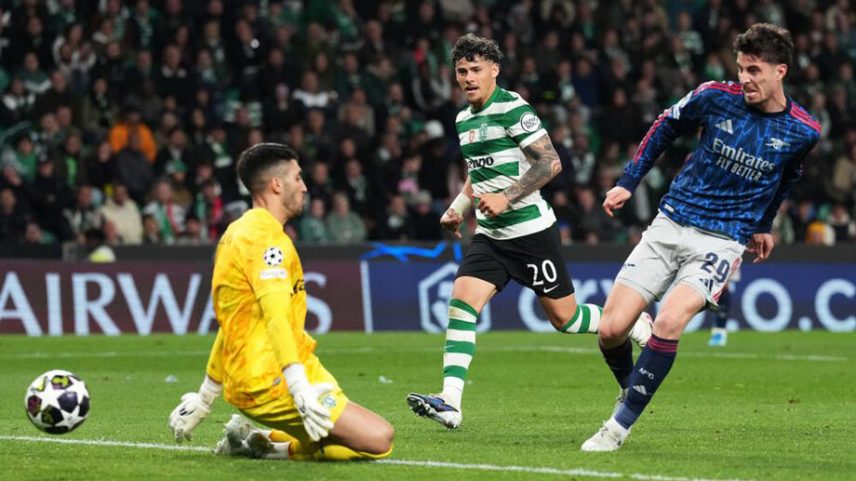 Sporting foi a equipa que menos perigo criou ao Arsenal na Liga dos Campeões