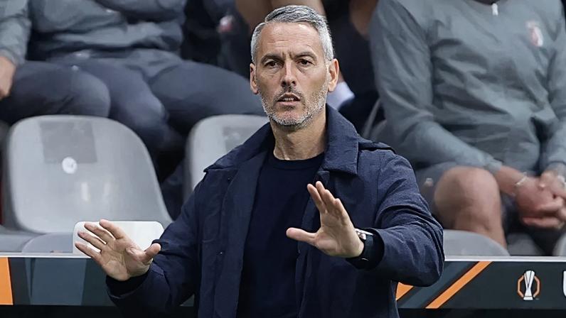 Carlos Vicens durante o Sp. Braga-Betis