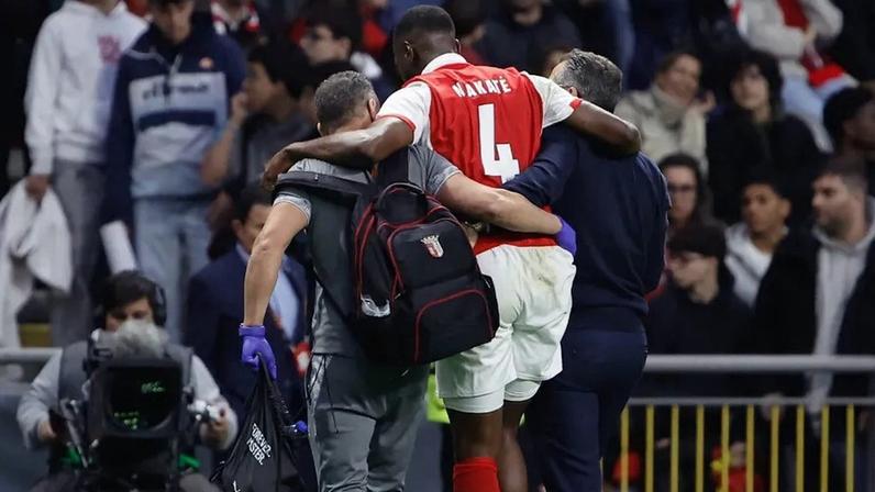 Niakaté lesionou-se no Sp. Braga-Betis