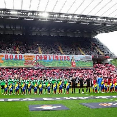 Betis apresenta queixa à UEFA por tratamento a adeptos em Braga