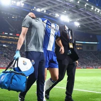Martim Fernandes fica indisponível no FC Porto com entorse no tornozelo direito
