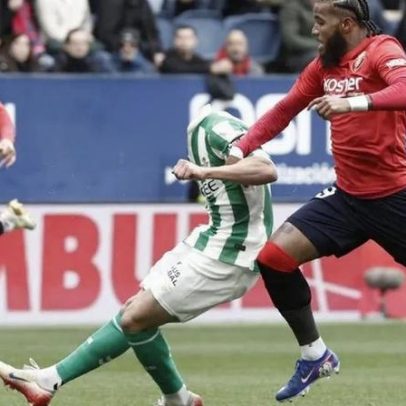 Betis volta a perder pontos na Liga antes de receber Sp. Braga