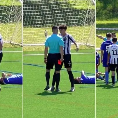 Agressividade dos sub-17 do FC Foz e pancadaria entre pais, diz árbitro