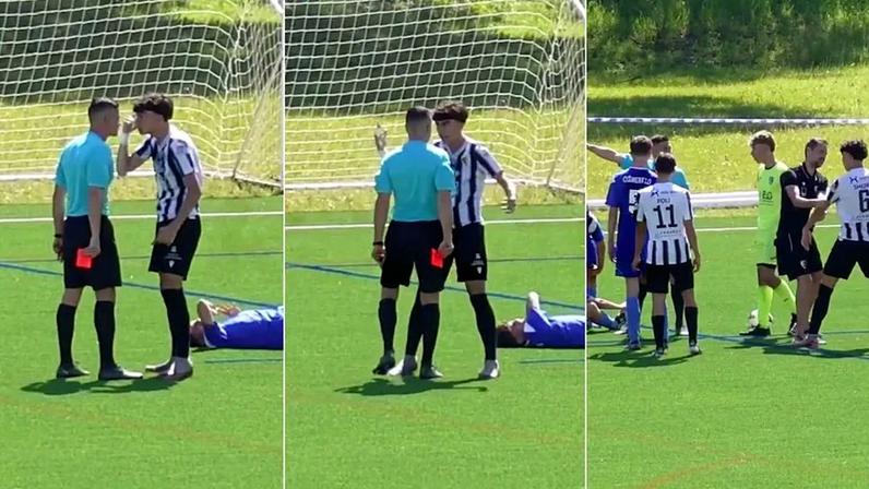 Agressividade dos sub-17 do FC Foz e pancadaria entre pais, diz árbitro