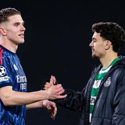 Pote pede bênção a Gyökeres