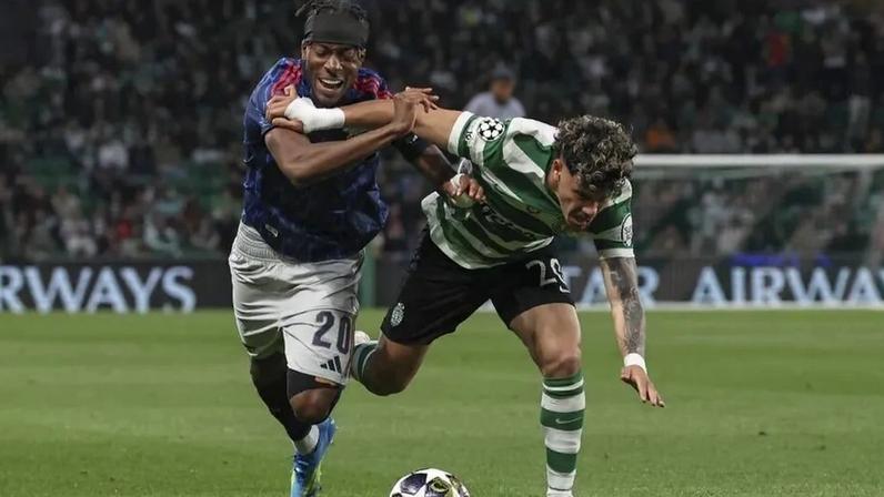 Maxi Araújo travou vários duelos com Madueke na primeira mão